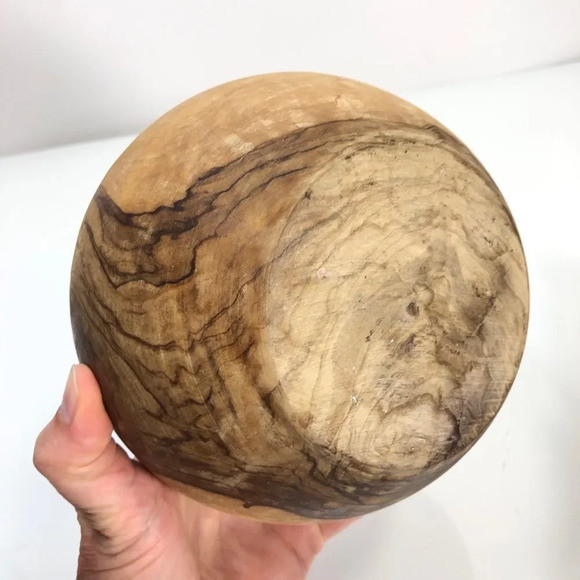 Wooden Hand Carved Mortar and Pestle Set - Picture 7 of 10